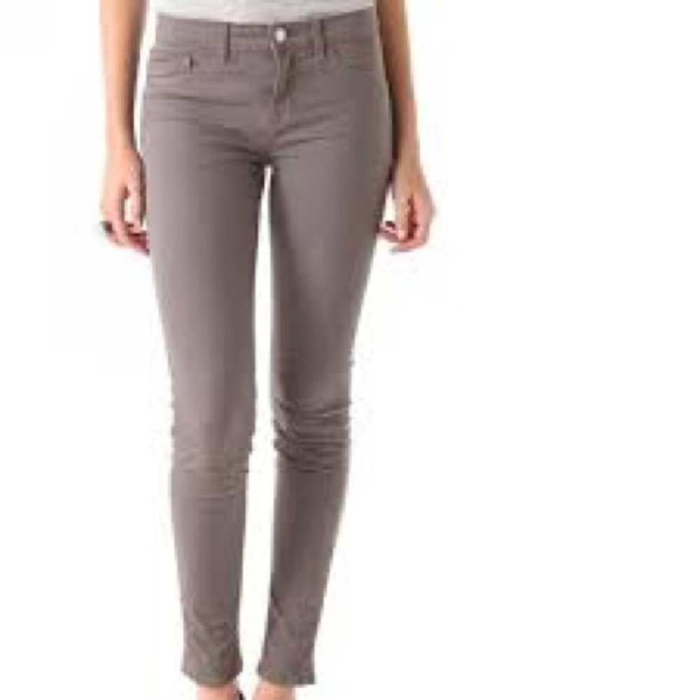 J Brand grey skinny jeans